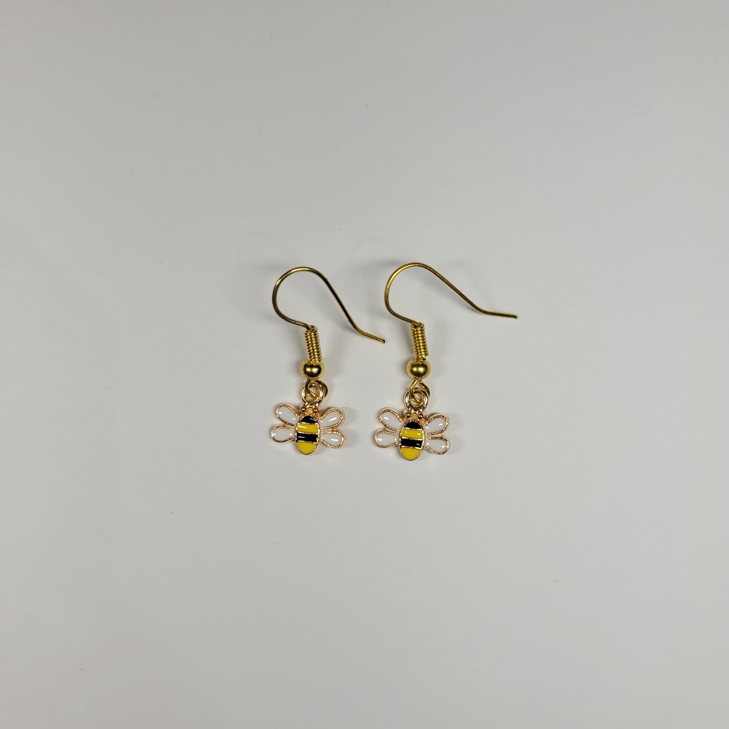 Gold Bee Earrings