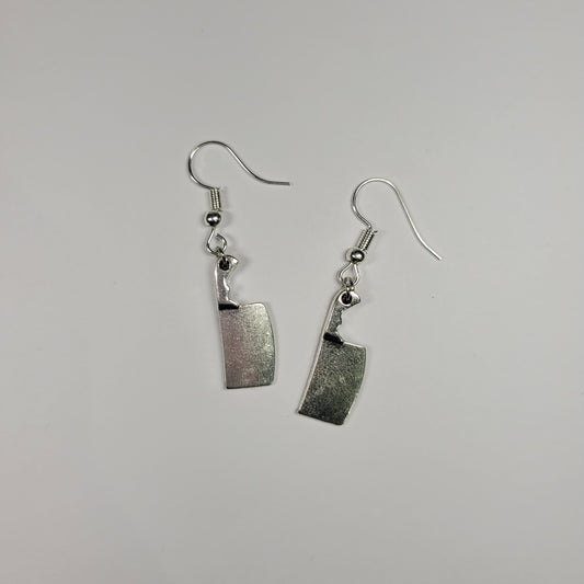 Meat Cleaver Earrings