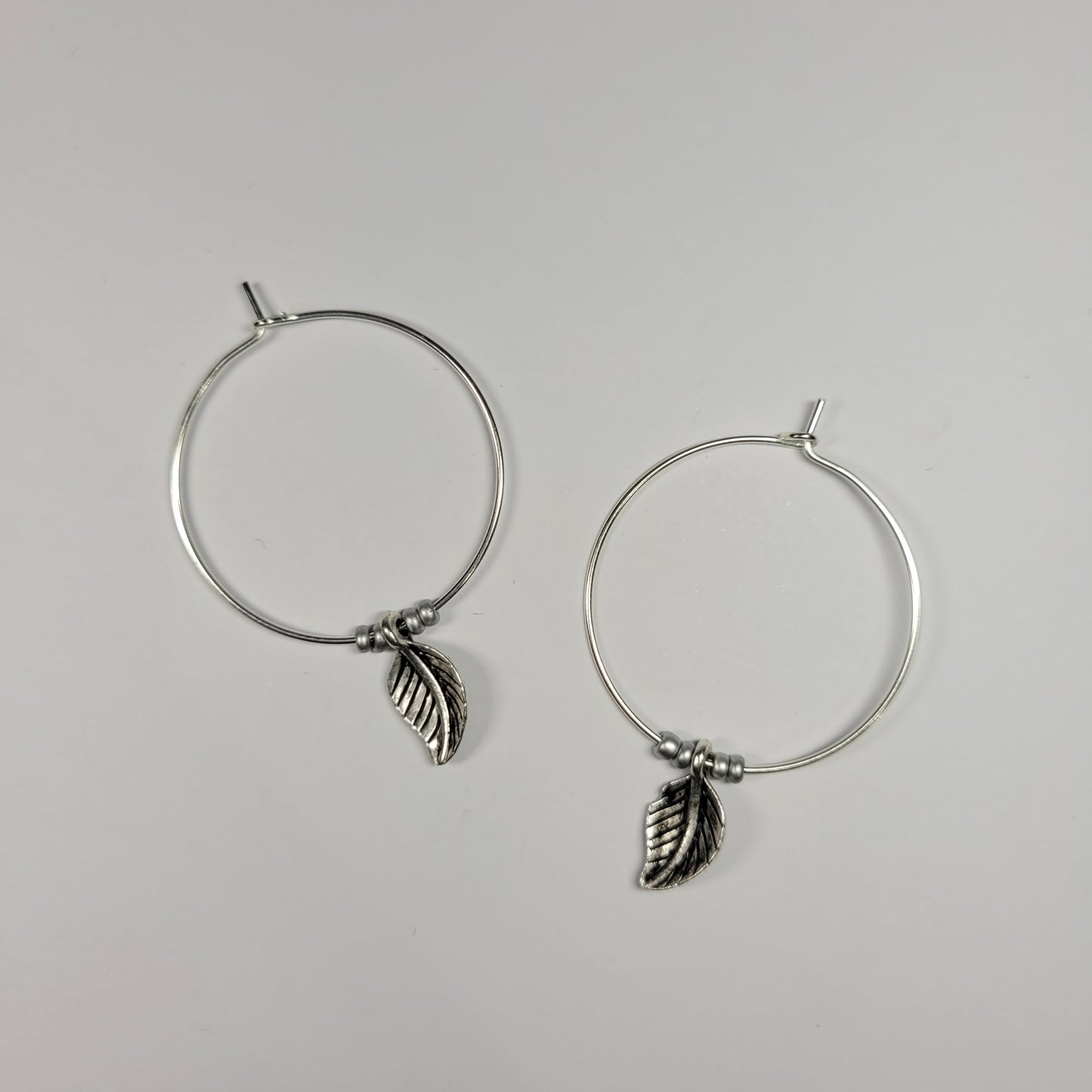 Silver Leaf Earrings