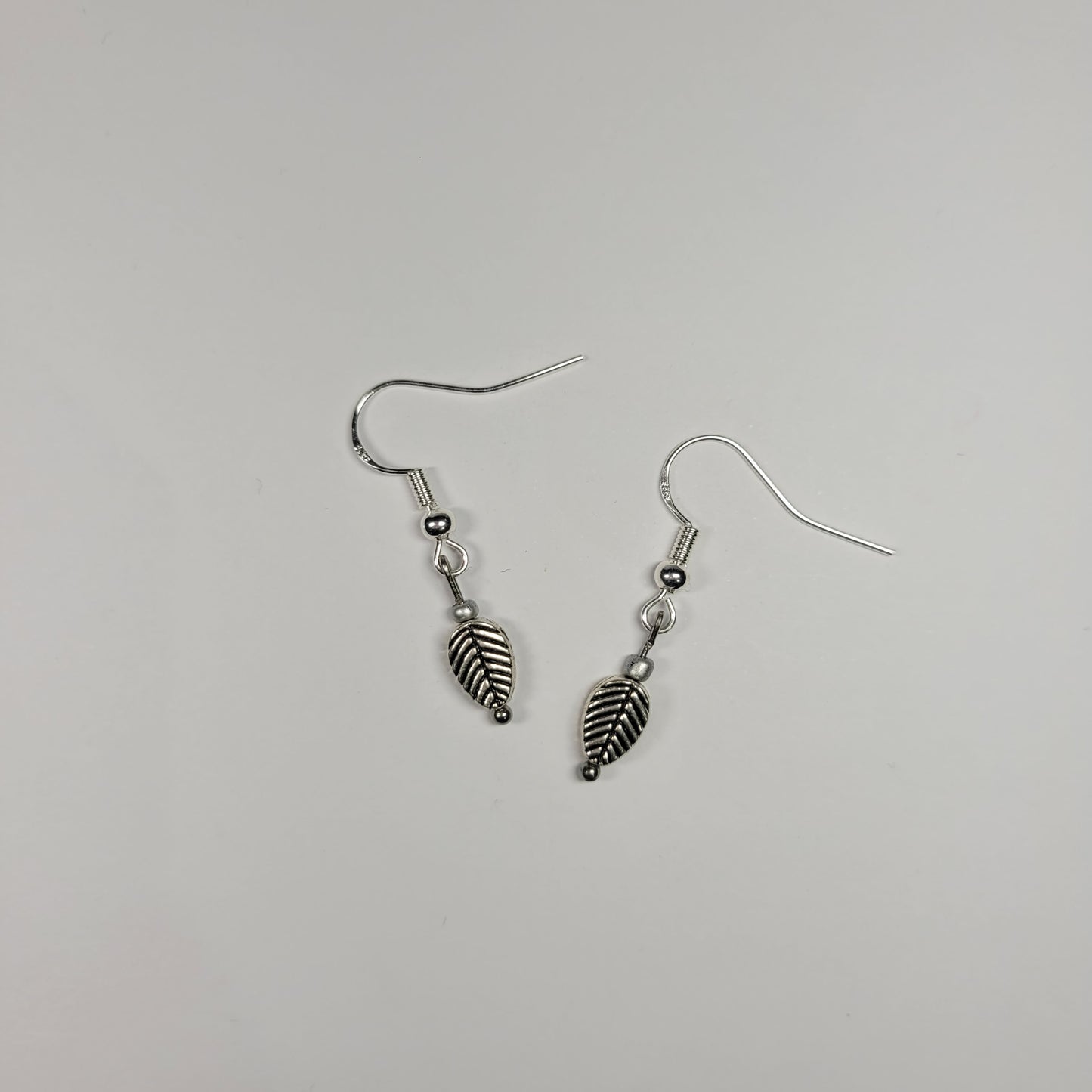 Silver Leaf Earrings