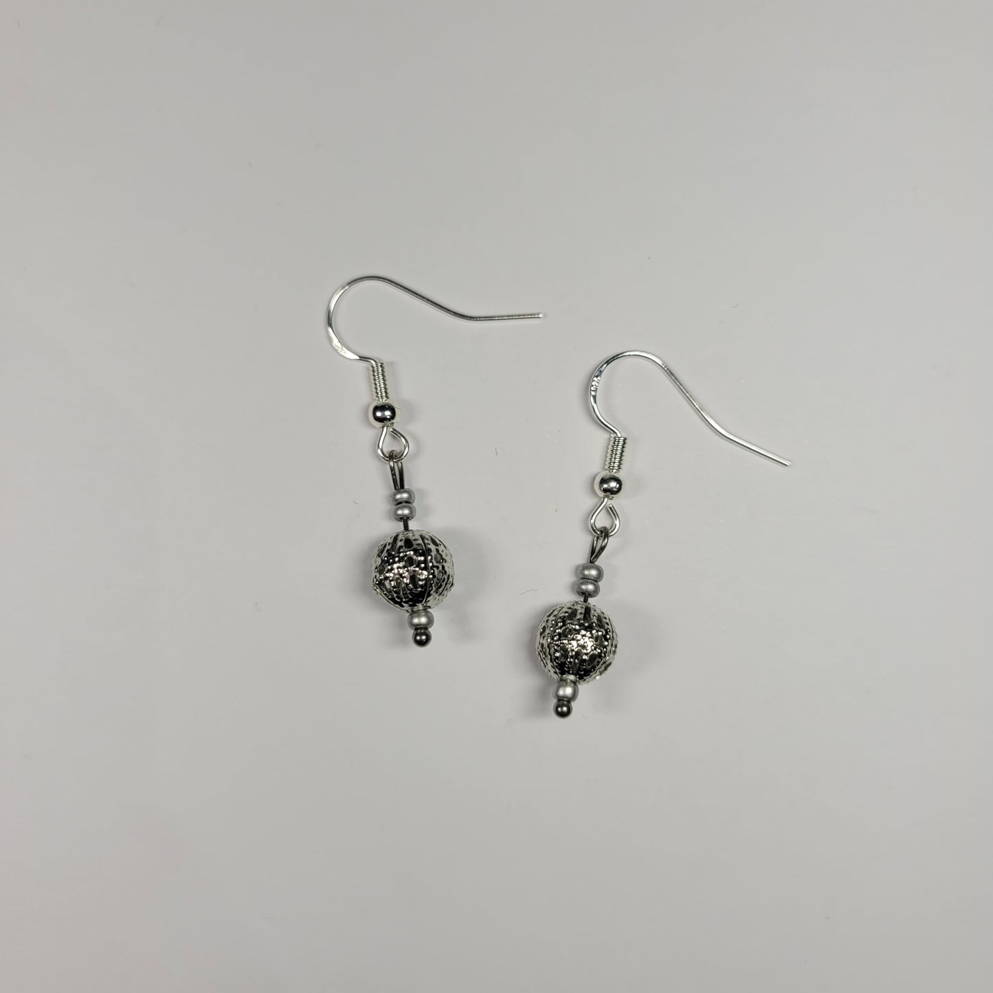 Silver Geometric Earrings