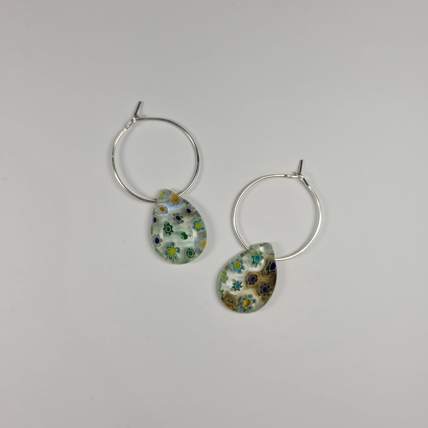 Flower Charm Earrings