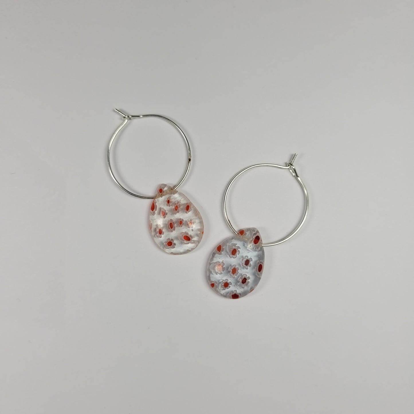 Flower Charm Earrings