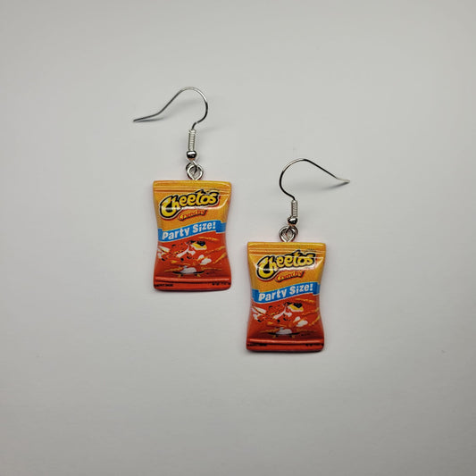 Cheeto Earrings