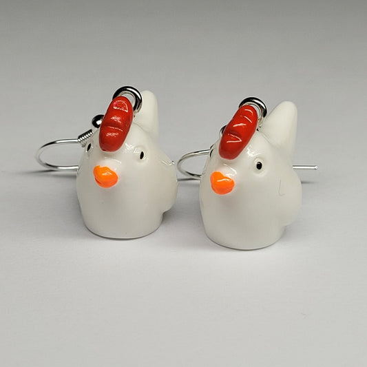 Chicken Earrings