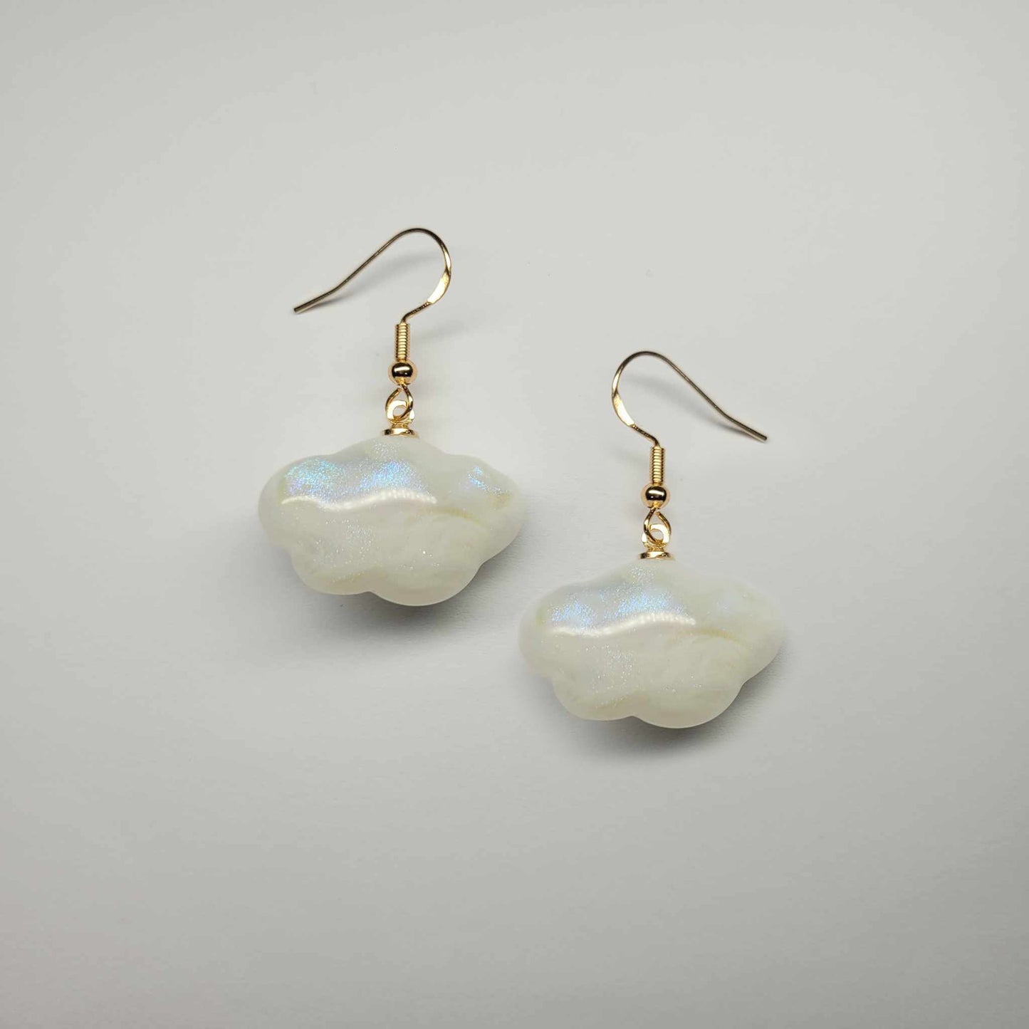 Iridescent Cloud Earrings