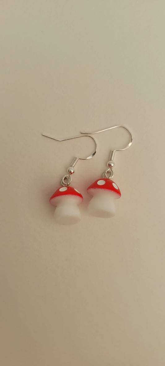 Mushroom Earrings